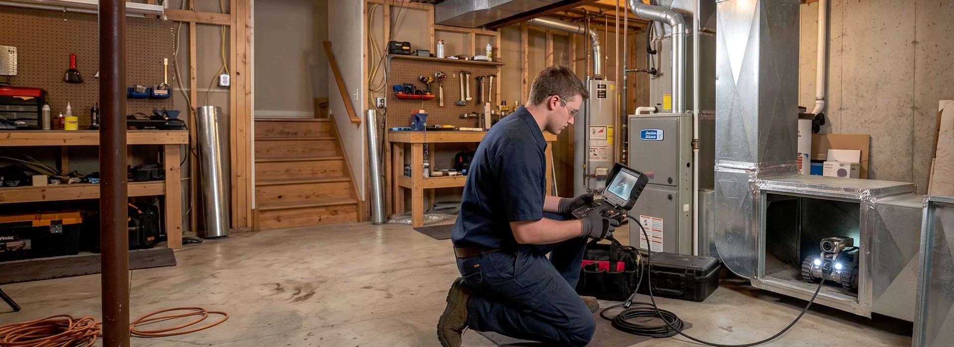 Robotic Duct Inspection Cherry Hill Township, New Jersey