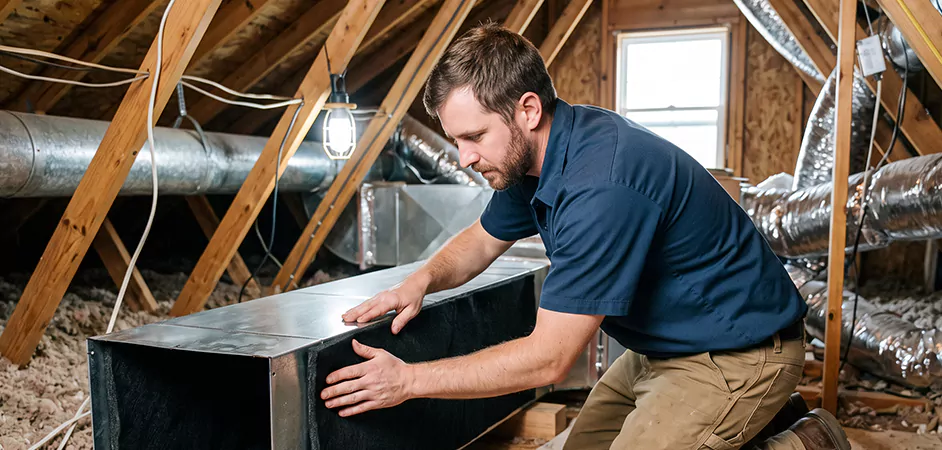Acoustic Duct Liner Installation in Cherry Hill Township