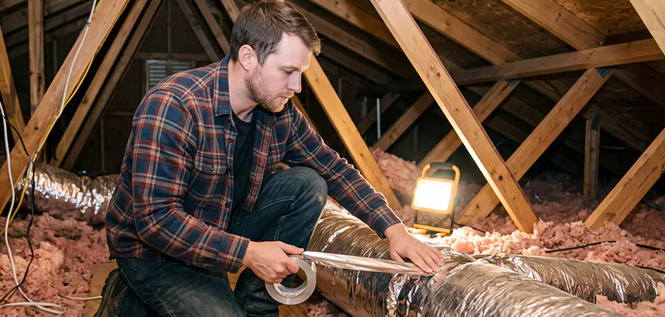 Attic Duct Sealing and Insulation in Cherry Hill Township