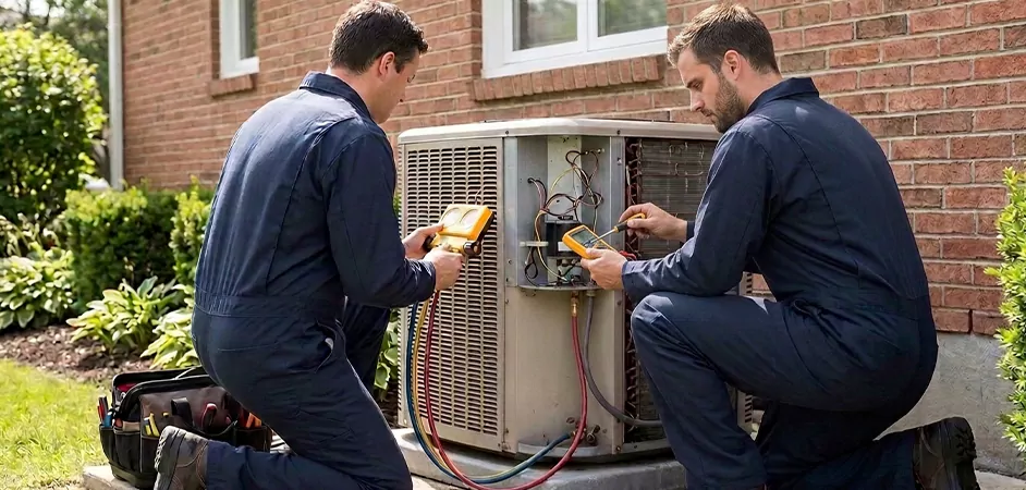 Heat Pump Inspection in Cherry Hill Township
