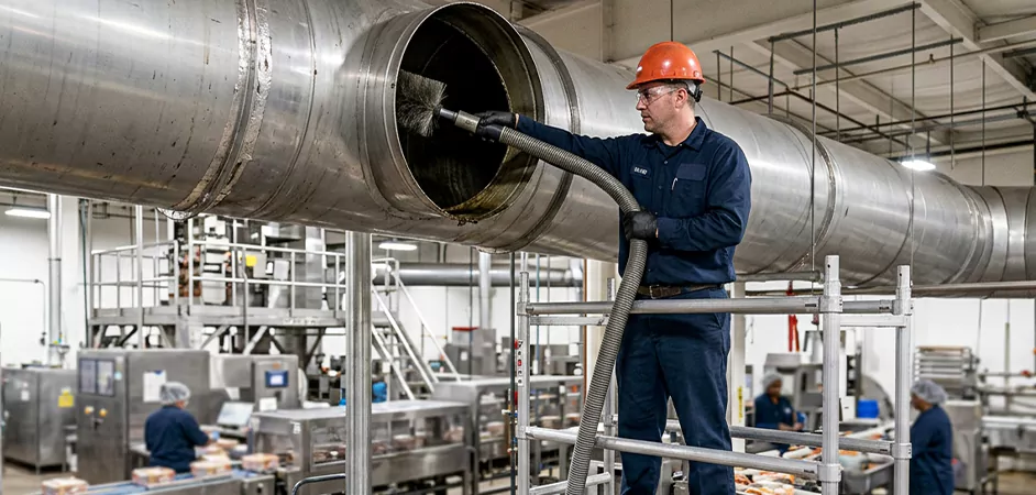 Food Processing Facility Duct Cleaning in Cherry Hill Township
