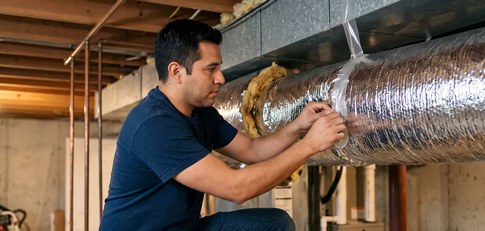 Duct Insulation Upgrade in Cherry Hill Township