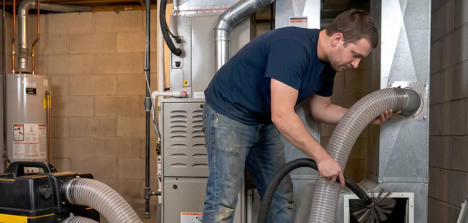 Negative Pressure Duct Cleaning for Large and Long Duct Systems in Cherry Hill Township